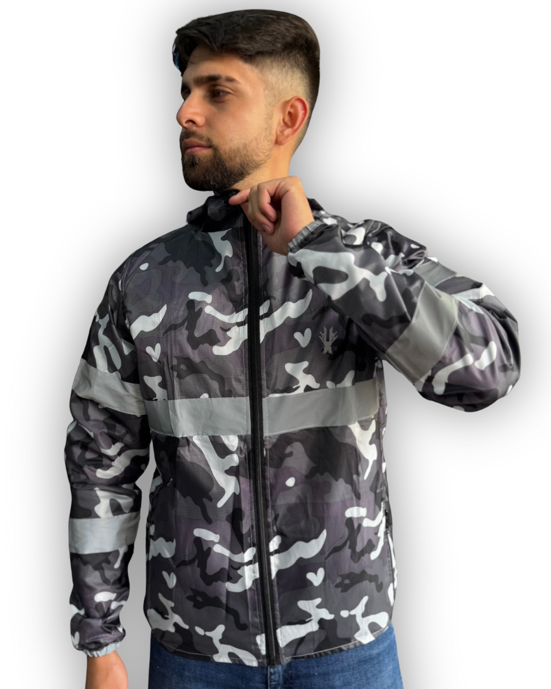CHAQUETA REFLECTIVA DOBLE FAZ CAMUFLADA