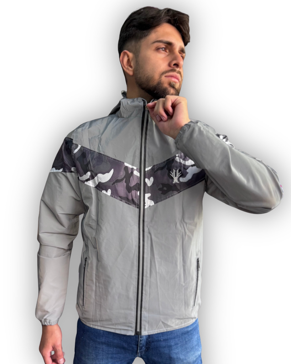 CHAQUETA REFLECTIVA DOBLE FAZ CAMUFLADA