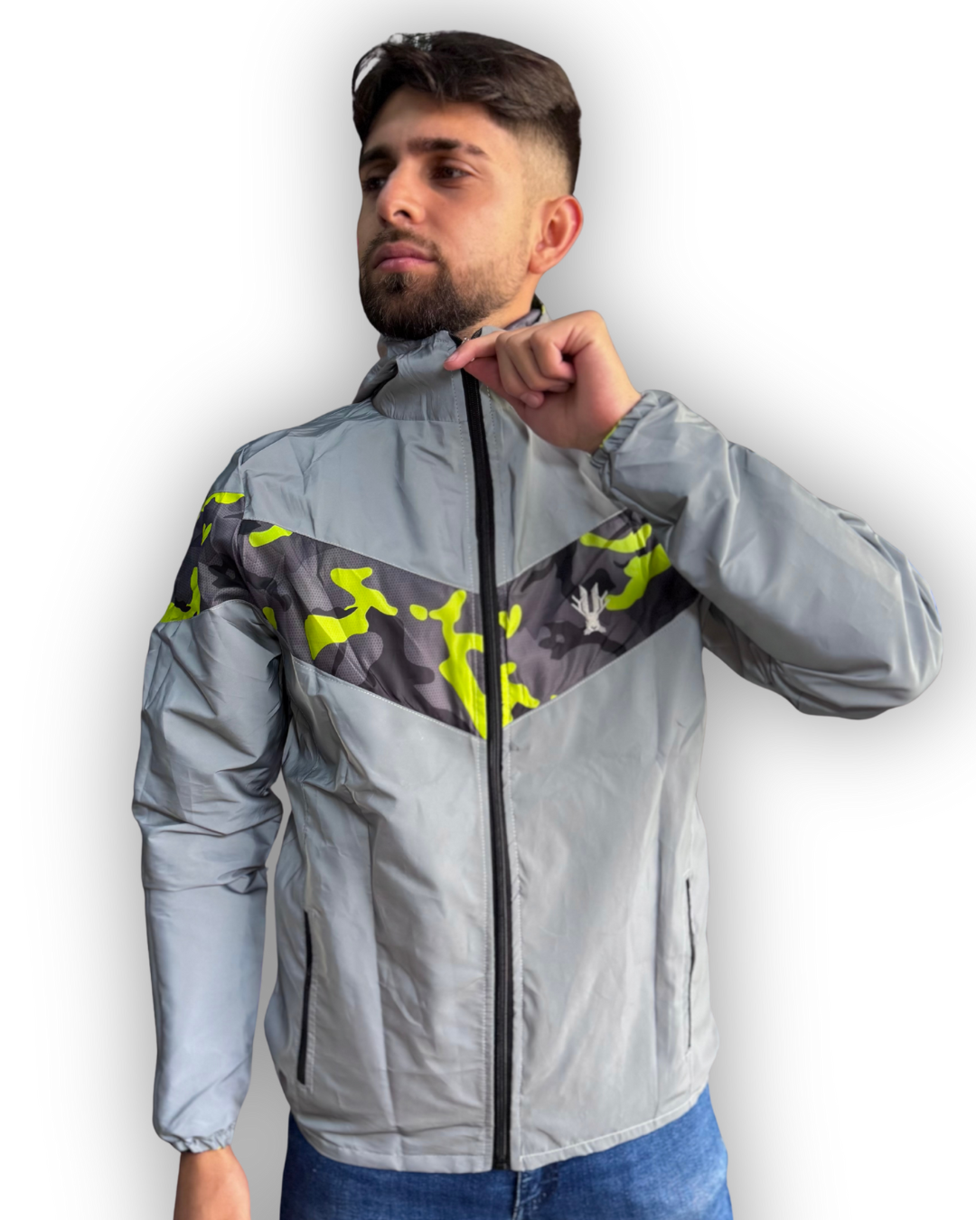 CHAQUETA REFLECTIVA DOBLE FAZ CAMUFLADA