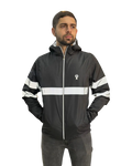 CHAQUETA REFLECTIVA DOBLE FAZ NEGRO